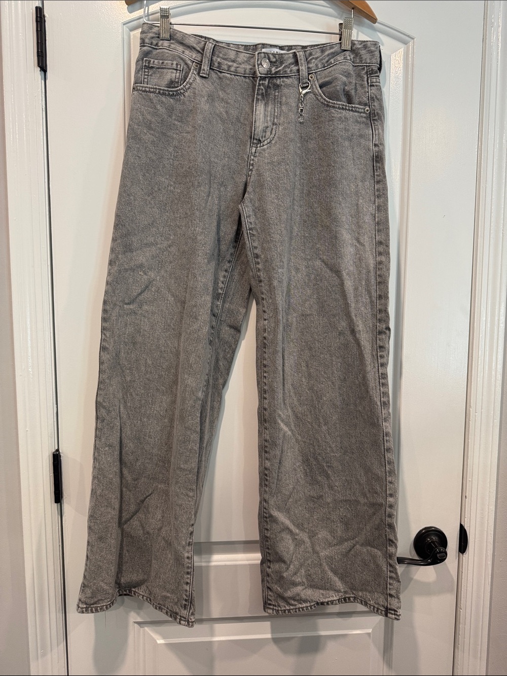 Vintage S.O.N.G Grey Wide Leg Jeans Size 7/28